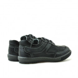 Zapatos para niños pequeños 15c negro + gris