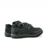 Zapatos para niños pequeños 15c negro + gris