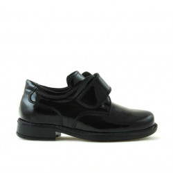 Zapatos para niños pequeños 14c charol negro