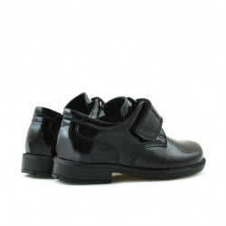 Zapatos para niños pequeños 14c charol negro