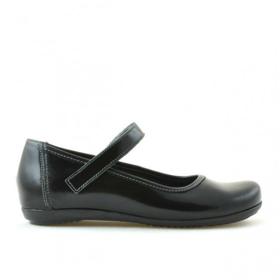 Zapatos para niños 151 charol negro