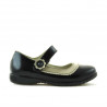 Zapatos para niños pequeños 19c charol negro+beige