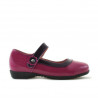 Zapatos para niños pequeños 19c charol rosa+morado