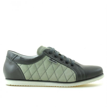 Zapatillas deportivas mujer 648 gris combinado