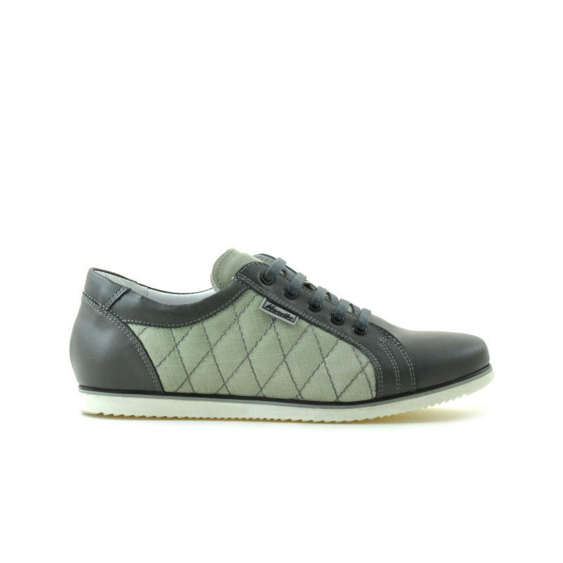 Zapatillas deportivas mujer 648 gris combinado