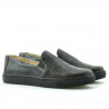 Zapatillas deportivas de mujer 658 croco café