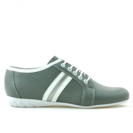 Zapatillas deportivas mujer 187 gris+blanco