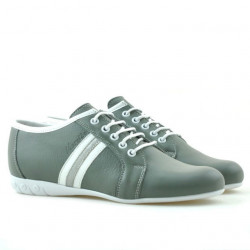 Zapatillas deportivas mujer 187 gris+blanco
