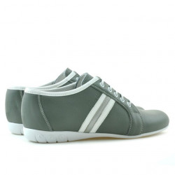 Zapatillas deportivas mujer 187 gris+blanco