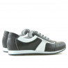 Zapatillas deportivas mujer 191 gris+blanco