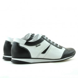 Zapatillas mujer 196 negro+blanco