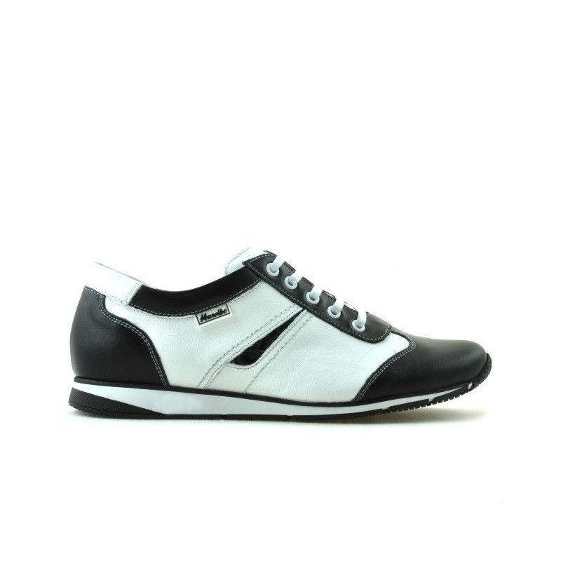 Zapatillas mujer 196 negro+blanco
