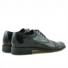 Zapatos elegantes adolescentes 391 charol negro combinado