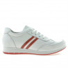 Zapatillas deportivas mujer 641 blanco+rojo