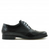 Zapatos elegantes adolescentes 393 charol negro combinado