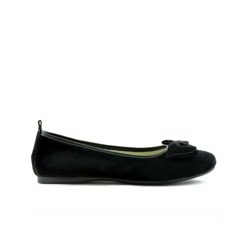 Bailarinas mujer 638 negro terciopelo