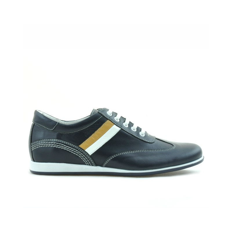 Zapatillas juveniles 394 índigo+blanco