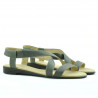 Sandalias de mujer 5010 caqui nacarado