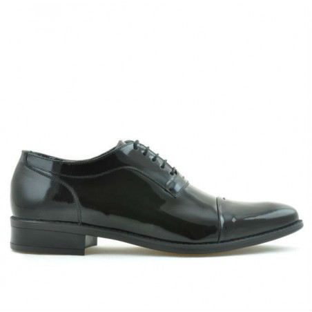 Zapatos elegantes para hombre 802 charol negro