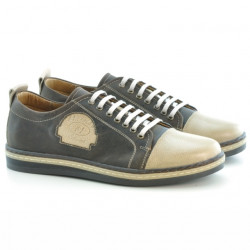 Zapatos casuales / deportivos para hombre 766 tuxon café + tuxon arena