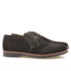 Zapatos casuales/elegantes para hombre 746 café ante