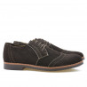 Zapatos casuales/elegantes para hombre 746 café ante