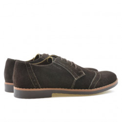 Zapatos casuales/elegantes para hombre 746 café ante