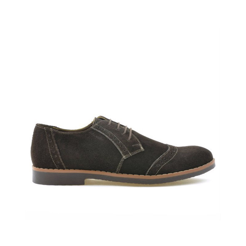 Zapatos casuales/elegantes para hombre 746 café ante