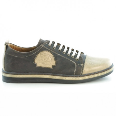 Zapatos casuales / deportivos para hombre 766 tuxon café + tuxon arena