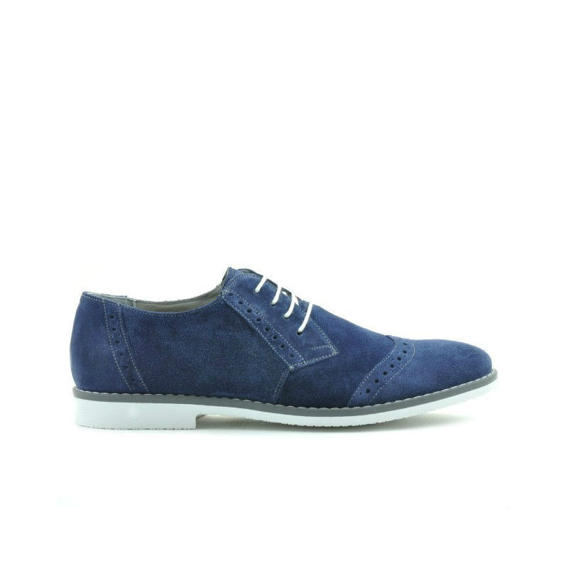 Zapatos casuales / elegantes para hombres 746 índigo velur