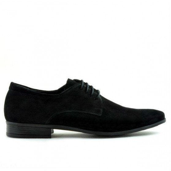 Zapatos elegantes para hombre 786 negro terciopelo