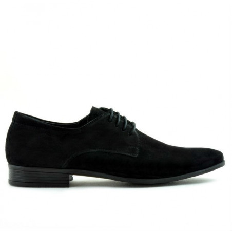 Zapatos elegantes para hombre 786 negro terciopelo