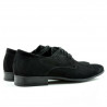 Zapatos elegantes para hombre 786 negro terciopelo