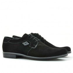 Zapatos casuales / elegantes para hombres 730 negro de gamuza