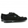 Zapatos casuales / elegantes para hombres 730 negro de gamuza