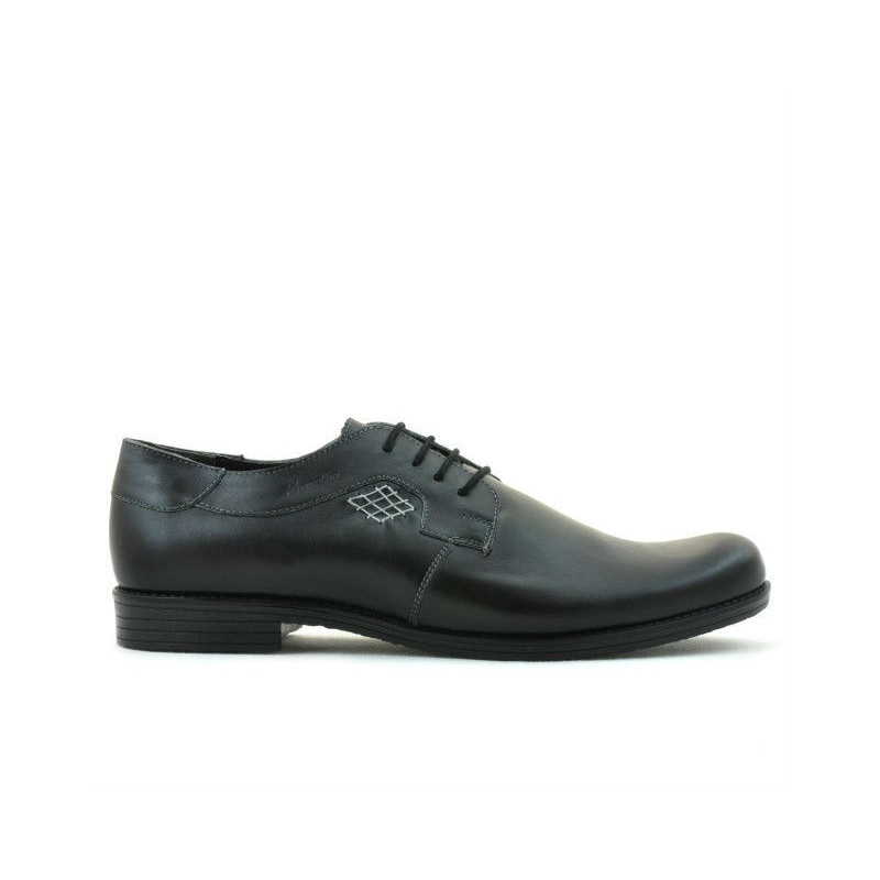 Zapatos casuales / elegantes para hombres (tallas grandes) 730m negro