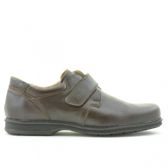 Zapatos casuales / elegantes para hombre 854sc marrón velcro
