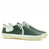 Mocasines hombre 865 verde+beige