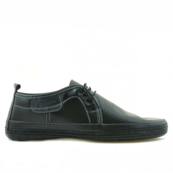 Mocasines hombre 865 negro+gris