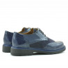 Zapatos casuales de mujer 663 charol índigo combinado