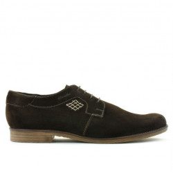 Zapatos casuales/elegantes para hombres (tallas grandes) 730m café velur