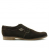 Zapatos casuales/elegantes para hombres (tallas grandes) 730m café velur