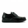 Zapatos para niños 154 charol negro combinado