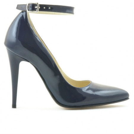 Zapatos elegantes mujer 1247 charol índigo