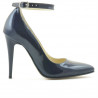 Zapatos elegantes mujer 1247 charol índigo