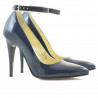 Zapatos elegantes mujer 1247 charol índigo