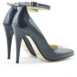 Zapatos elegantes mujer 1247 charol índigo