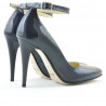 Zapatos elegantes mujer 1247 charol índigo