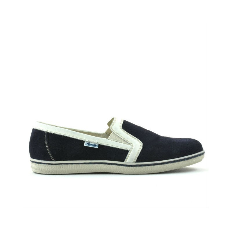 Zapatos casuales hombres 870 índigo velur