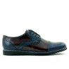 Zapatos casuales para hombres 811 índigo+burdeos